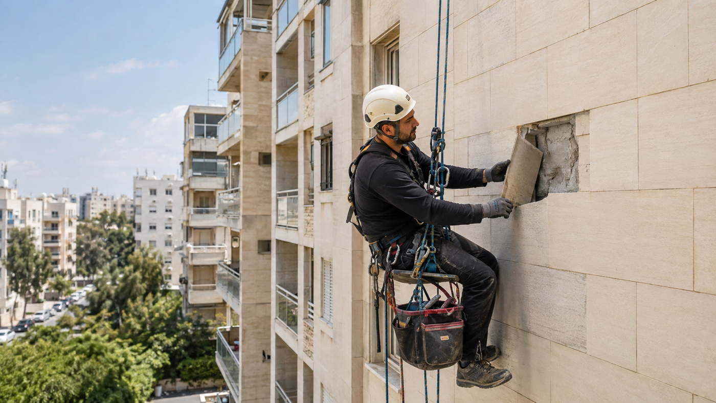 איך מזהים אריחי חיפוי רופפים לפני שהם נופלים?